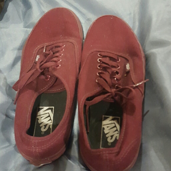 Maroon Vans