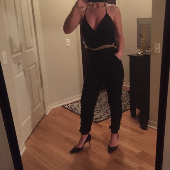 Black Tobi jumpsuit.  Size small