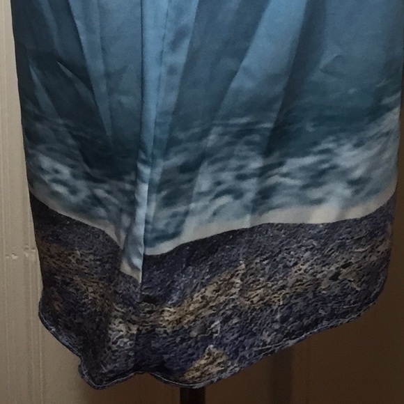 Blue Multi-Colored Tunic Dress - Picture 4 of 4