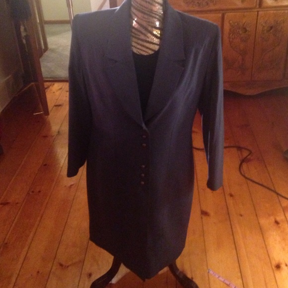 Long button down jacket