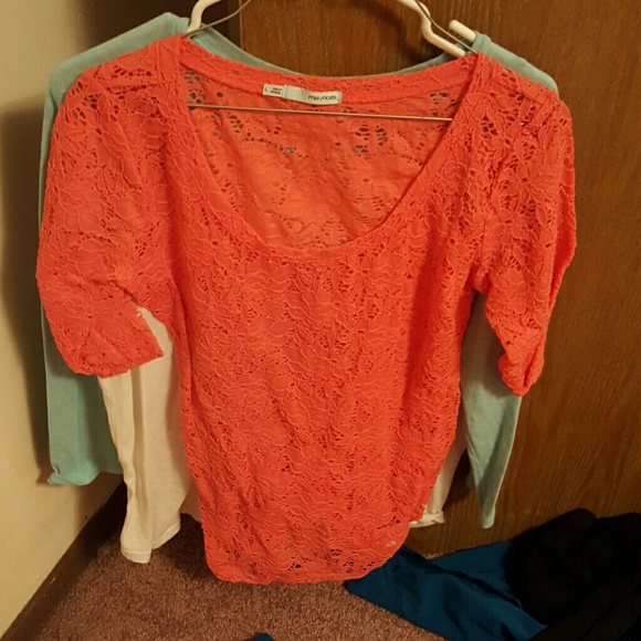 Large Pink quarter sleeve