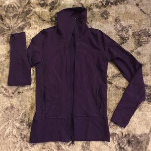Lululemon purple sweater jacket size 4