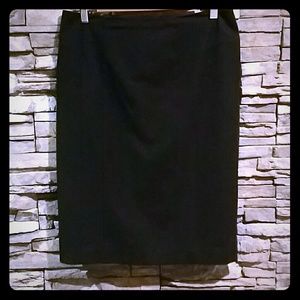 Black pencil skirt