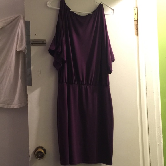 Dark purple dress