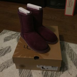 Purple classic UGG boots