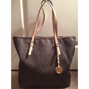 Michael Kors Monogrammed Tote
