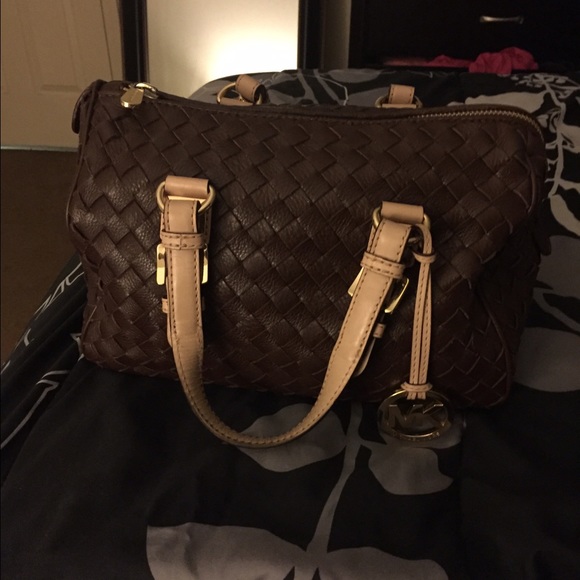 Woven Michael Kors purse