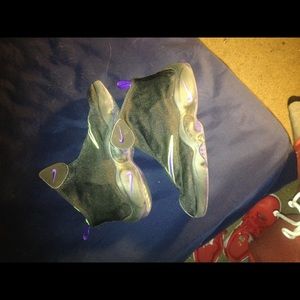 gloves purple and green size 8.5