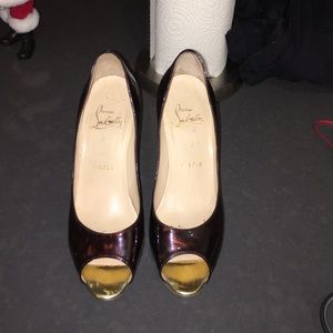 Tortoise Christian louboutin pumps size 37.5
