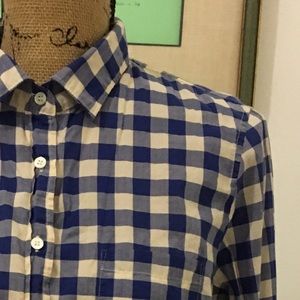 J.Crew gingham plaid