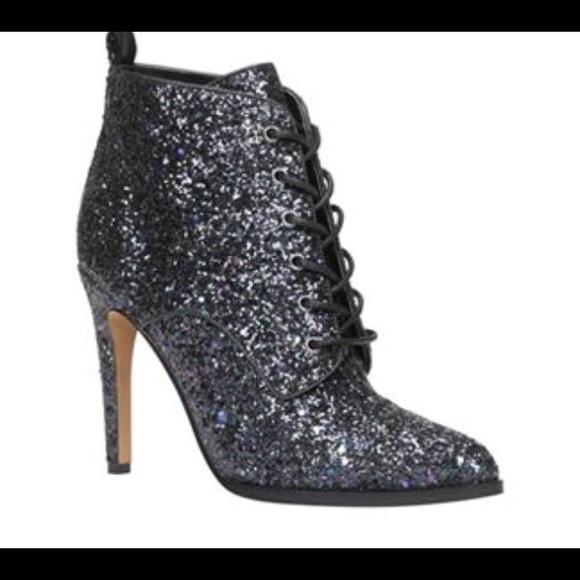 Aldo Shoes Aldo Sparkly Bootie Heels Pointed Toe Poshmark