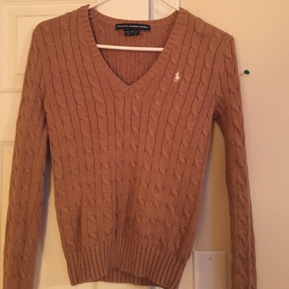 Tan polo sweater