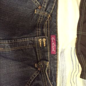 🌹boot cut short jeans