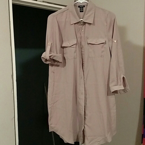 Nude and gold Rue 21 tunic