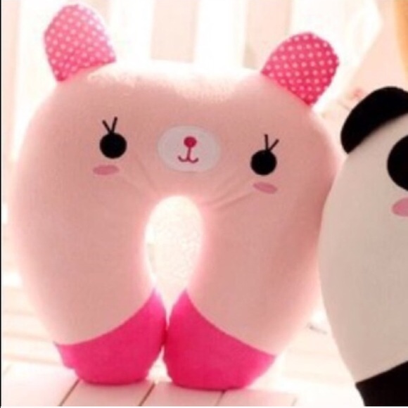 Pink Rabbit Pillow