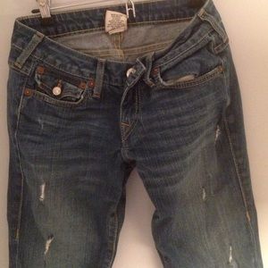 Trie religion skinny bootcut jeans