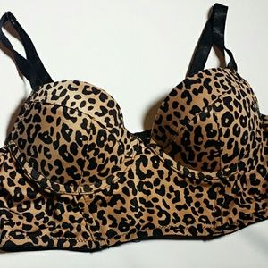 Cheetah print bustier
