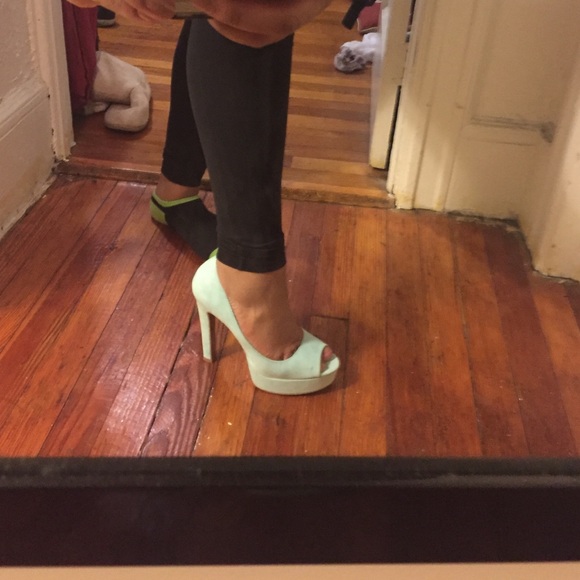 H&M Baby Blue Heels 😇💖👼🏿👼🏿