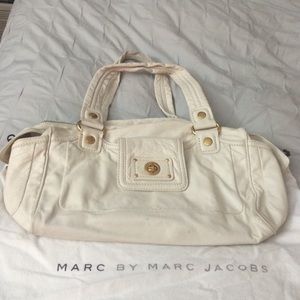 Marc by Marc Jacobs cream shoulder bag