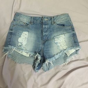 High waisted shorts