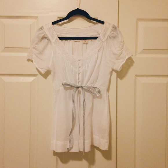 DKNY Embroidered Blouse