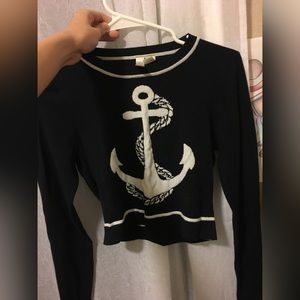 Long sleeve wool crop top from Forever 21