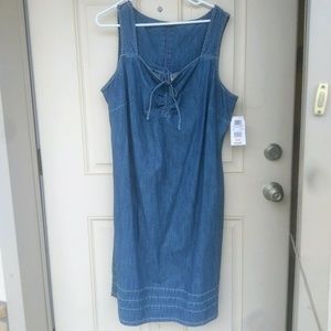 Sleeveless Denim jumper