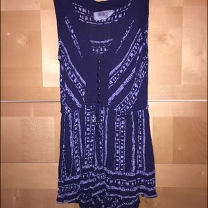 URBAN OUTFITTERS Navy Romper