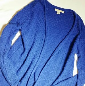 Blue cardigan