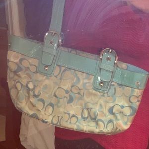 Blue Coach Bag