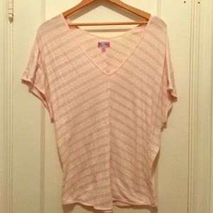 Park Vogel Pink Striped Top