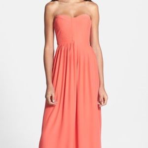 Parker Bayou strapless maxi dress