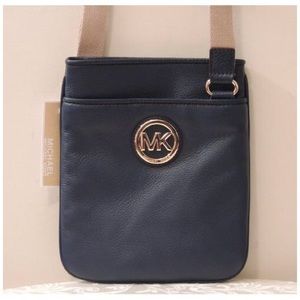 MICHAEL KORS Navy Blue Crossbody Bag