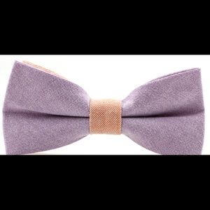 PRE-TIED MEN'S UNISEX PURPLE PREP STYLE  BOWTIE!🤓