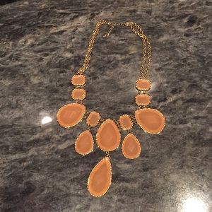 Light Pinkish/ Peach Statement Necklace