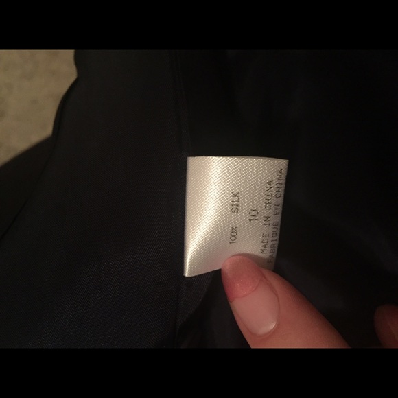Blue silk blazer - Picture 4 of 4
