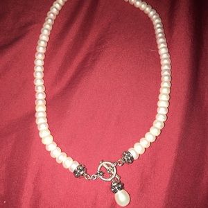 Pandora pearl necklace