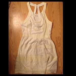 Cream lace dress
