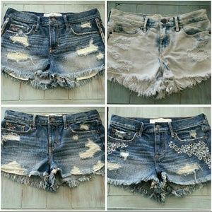 4 pairs of new Jean shorts