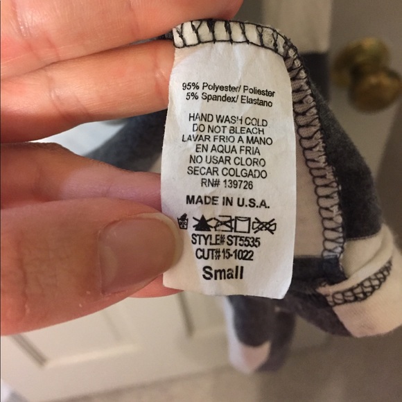 Soft Grey & White Elbow Patch Cardigan size Small - Picture 3 of 4