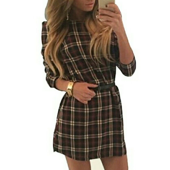 Plaid Fashion Dress