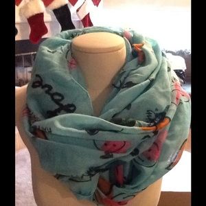 Lightweight woven infinity scarf