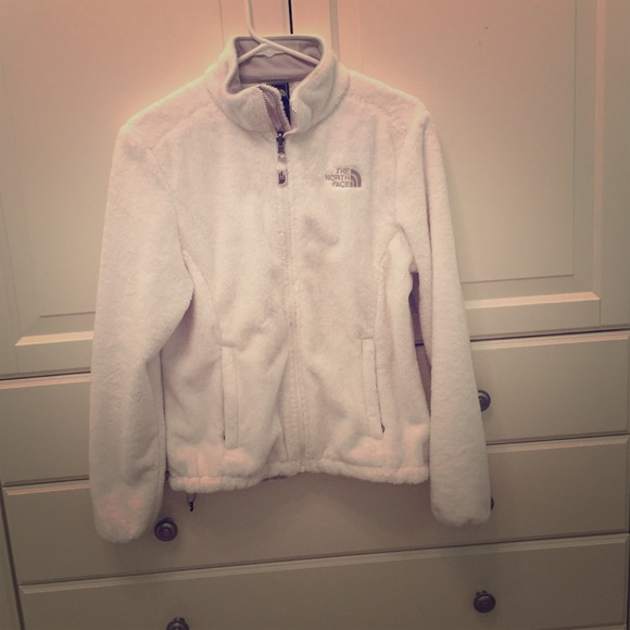 White north face jacket