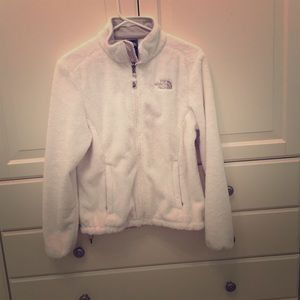 White north face jacket