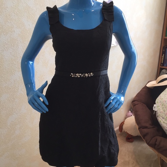 Max and cloe black dress