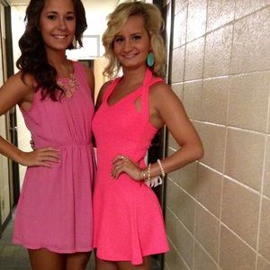 hot pink dress