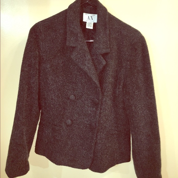 Armani Exchange Jackets & Blazers - ARMANI EXCHANGE Wool Jacket