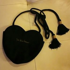 Yves Saint Laurent Black Heart-shaped Purse