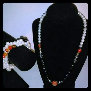 Handcrafted Bedazzle Pearls Jewelry