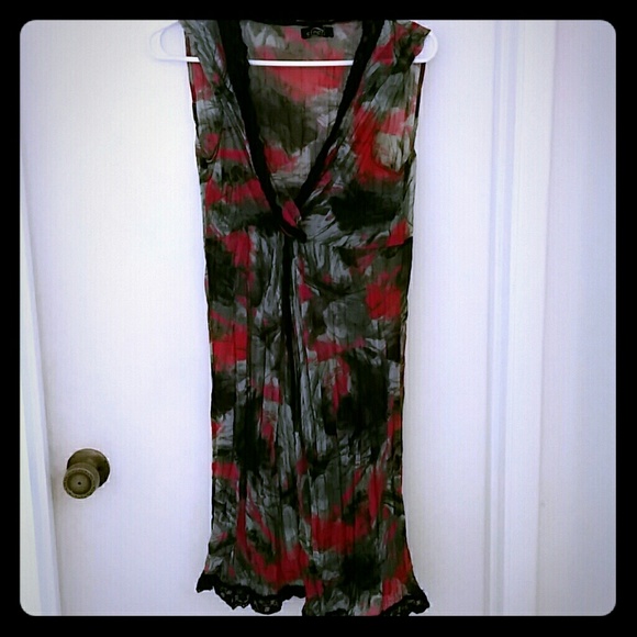 Siren Sheer Printed beach cover up - Picture 1 of 4